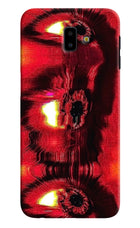 Fire Eye Samsung J6 plus Hard Case Back Cover by Casekaro