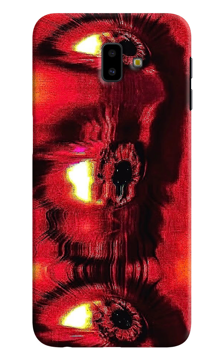 Fire Eye Samsung J6 plus Back Cover, Hard case