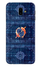 Koi Blue Samsung J6 plus Hard Case Back Cover by Casekaro