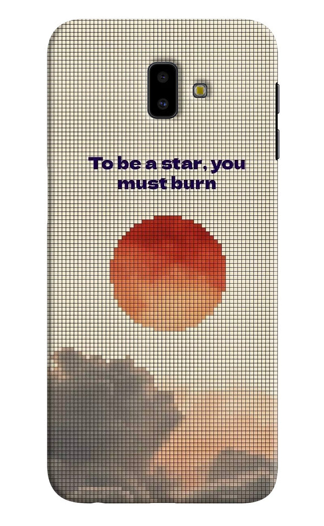 Pixel Sun Samsung J6 plus Hard Case Back Cover by Casekaro