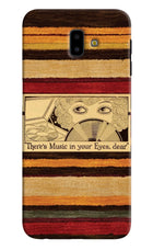 Vinyl Stripes Samsung J6 plus Back Cover