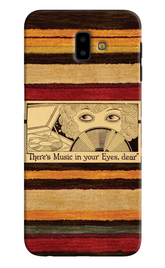 Vinyl Stripes Samsung J6 plus Hard Case Back Cover by Casekaro