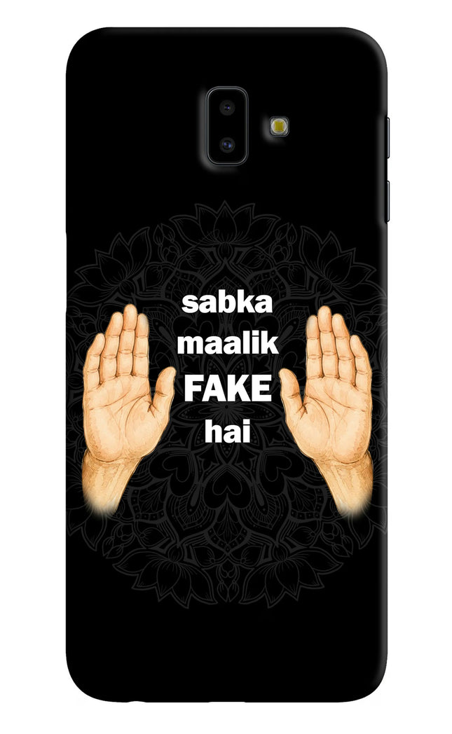 Sabka Malik Fake Samsung J6 plus Hard Case Back Cover by Casekaro