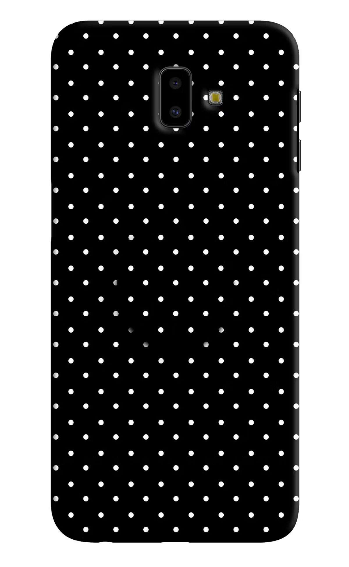 White Dots Samsung J6 plus Pop Case by Casekaro