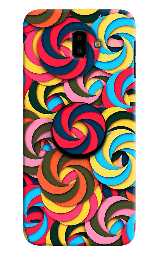 Spiral Pattern Samsung J6 plus Pop Case by Casekaro