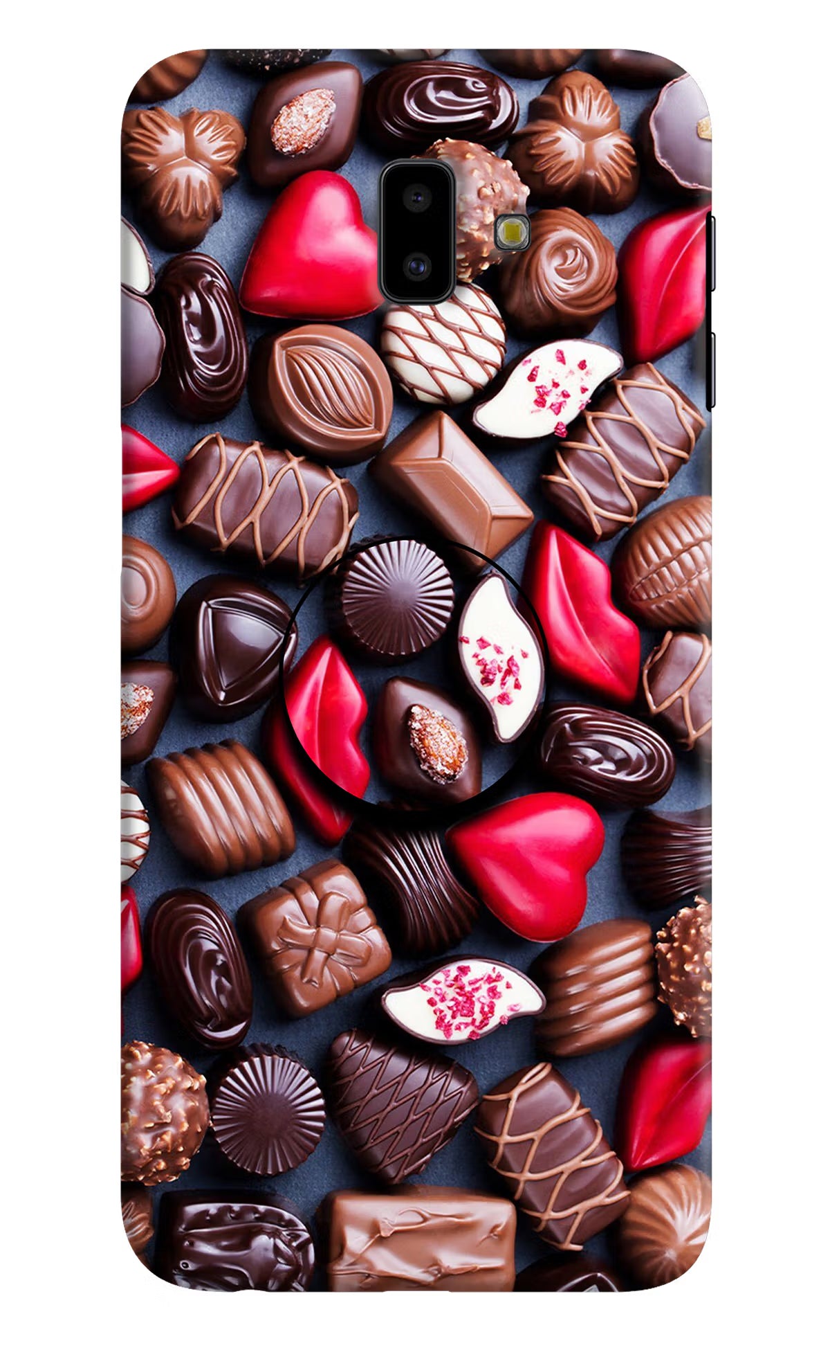 Chocolates Samsung J6 plus Pop Case by Casekaro