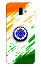 Indian Flag Ashoka Chakra Samsung J6 plus Pop Case by Casekaro