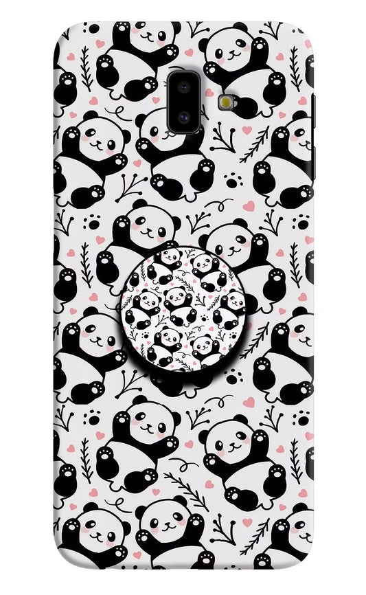 Cute Panda Samsung J6 plus Pop Case by Casekaro