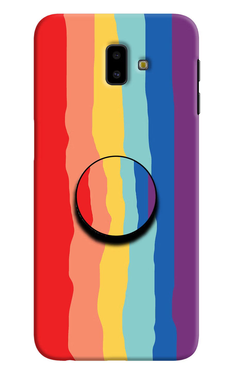 Rainbow Samsung J6 plus Pop Case, Hard case