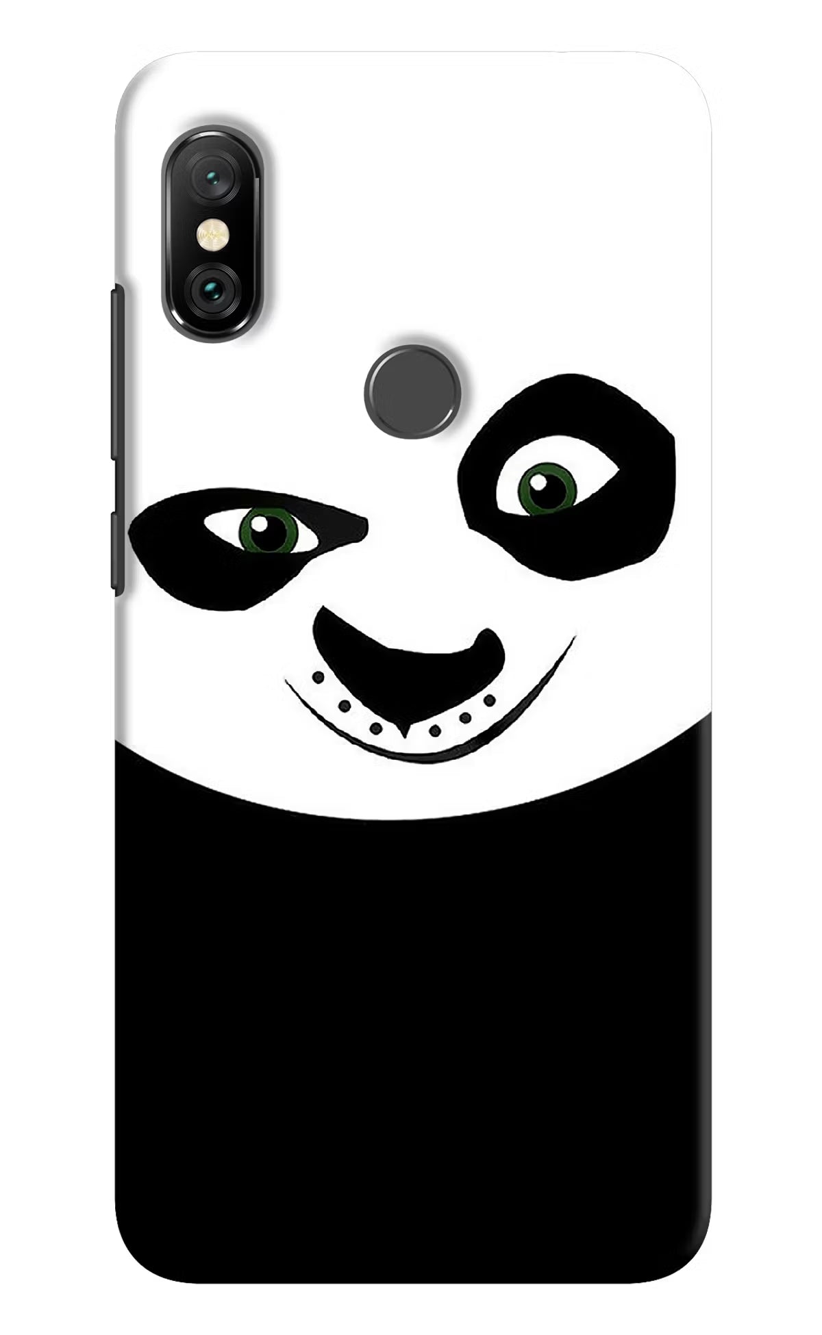 Panda Redmi Note 6 Pro Hard Case Back Cover by Casekaro