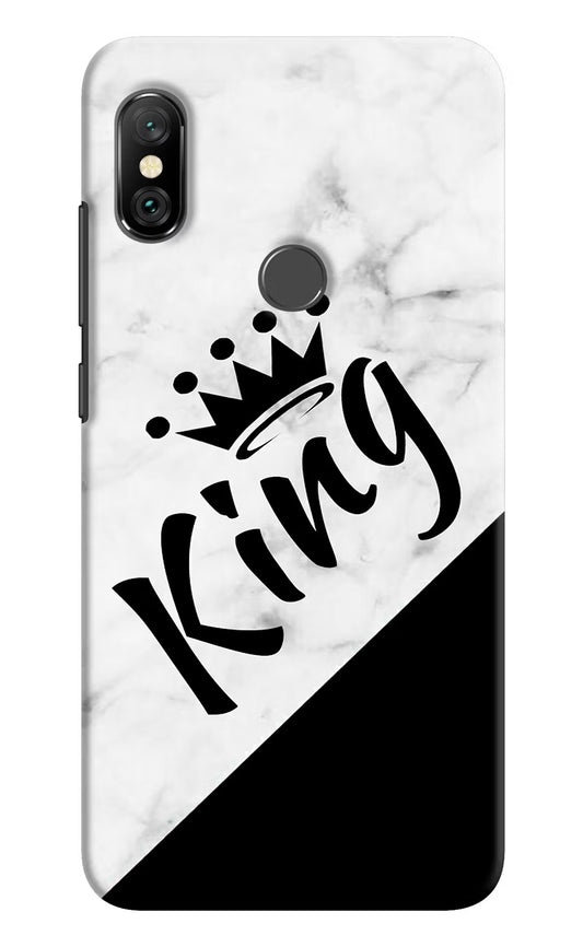 King Redmi Note 6 Pro Hard Case Back Cover by Casekaro