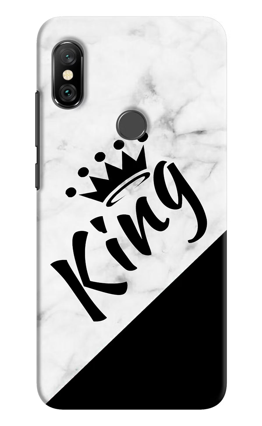 King Redmi Note 6 Pro Back Cover, Hard case