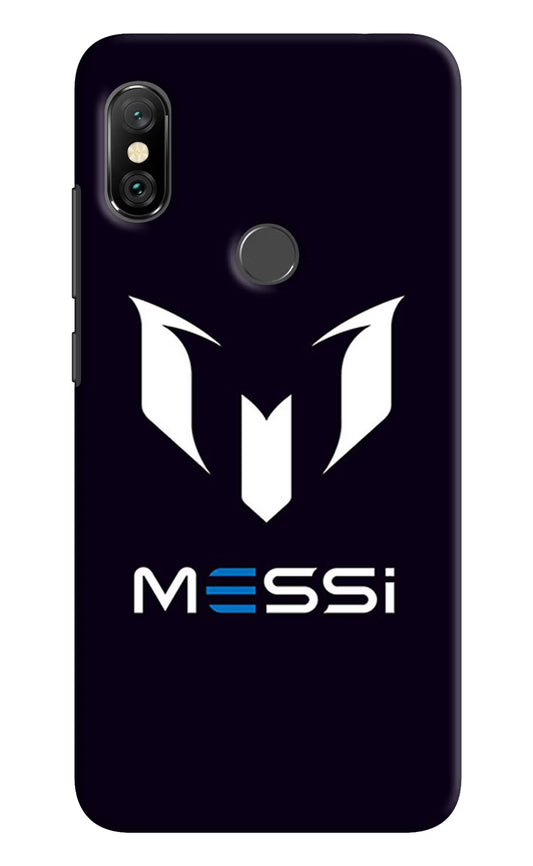 Messi Logo Redmi Note 6 Pro Hard Case Back Cover by Casekaro