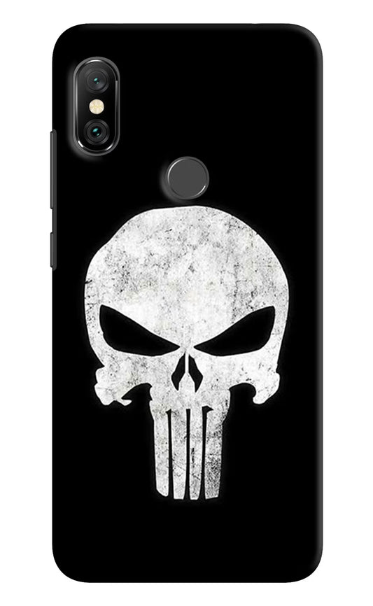 Punisher Skull Redmi Note 6 Pro Hard Case Back Cover by Casekaro