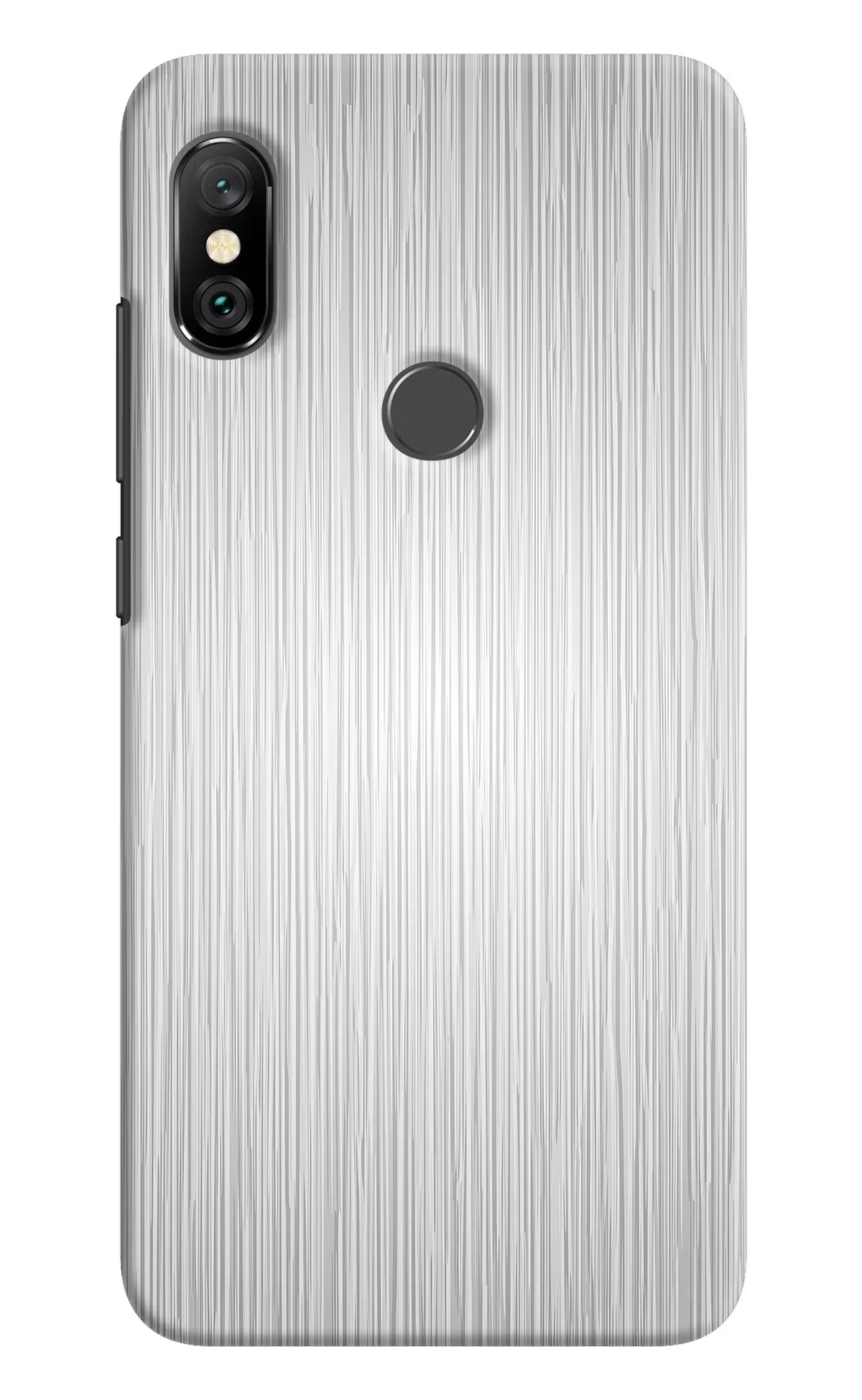 Wooden Grey Texture Redmi Note 6 Pro Hard Case Back Cover by Casekaro