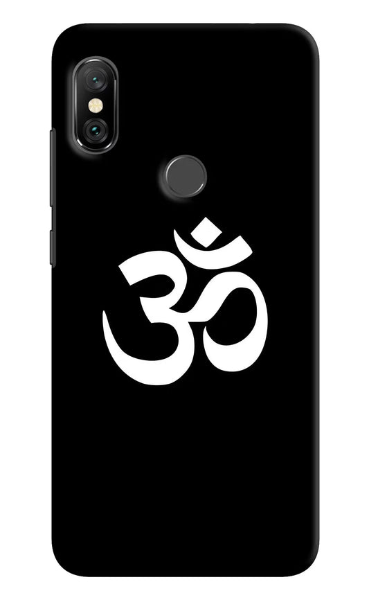 Om Redmi Note 6 Pro Hard Case Back Cover by Casekaro