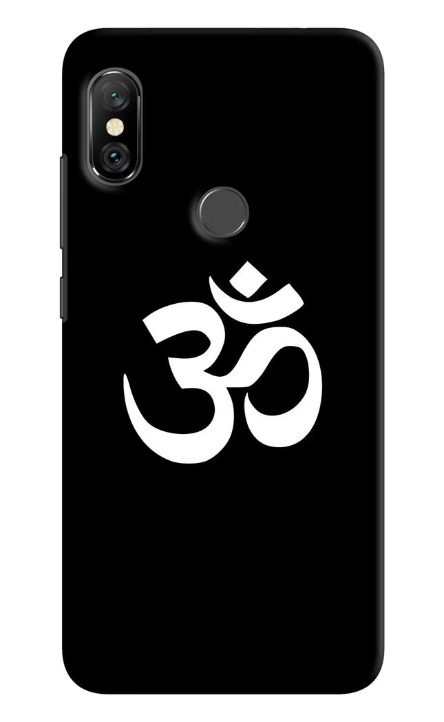 Om Redmi Note 6 Pro Hard Case Back Cover by Casekaro