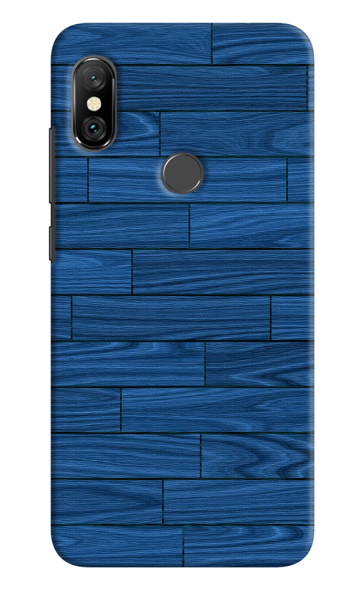 Wooden Texture Redmi Note 6 Pro Hard Case Back Cover by Casekaro