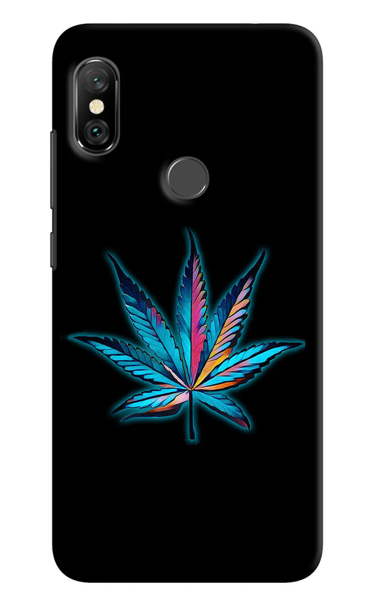 Weed Redmi Note 6 Pro Hard Case Back Cover by Casekaro