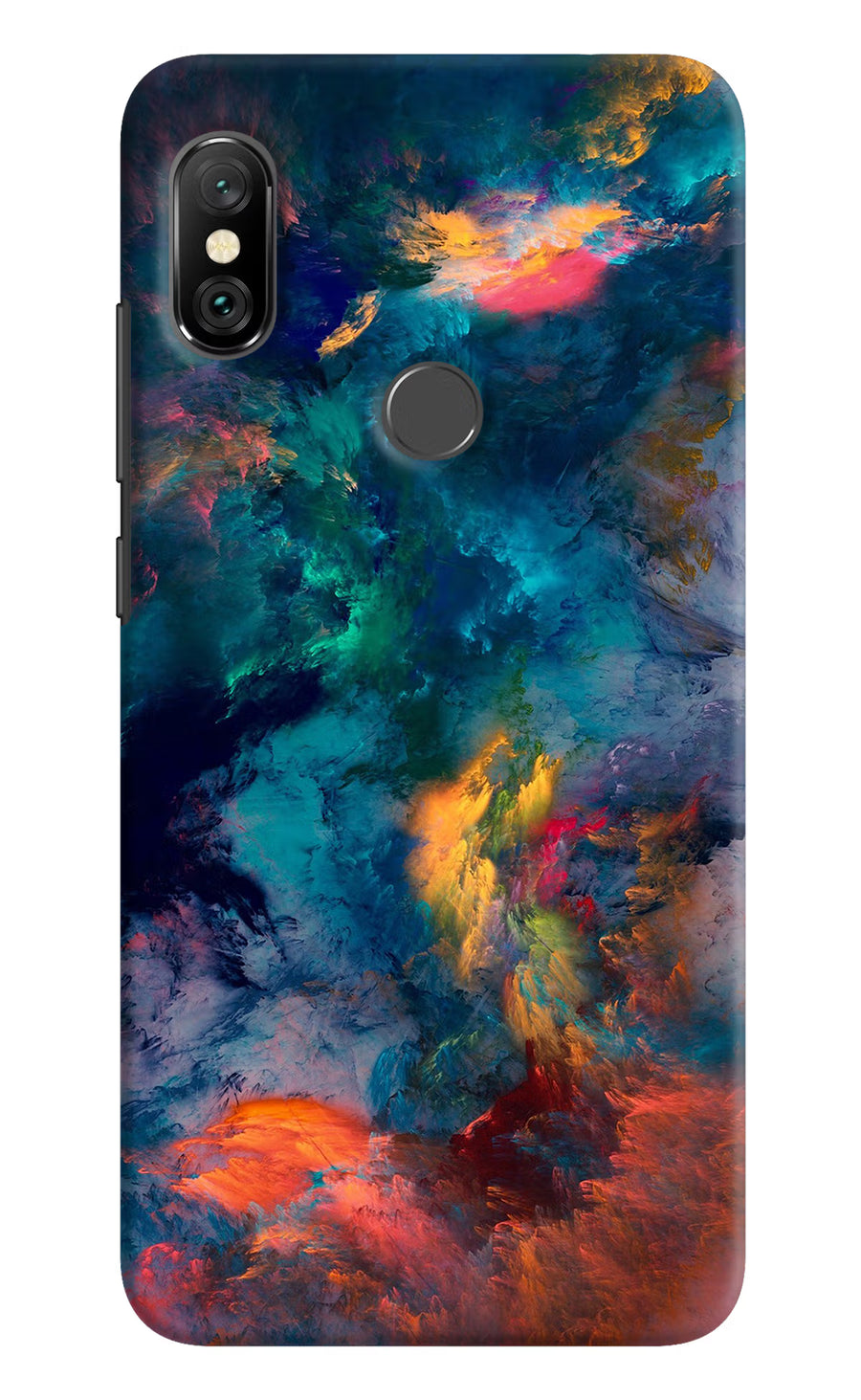 Artwork Paint Redmi Note 6 Pro Back Cover, Hard case