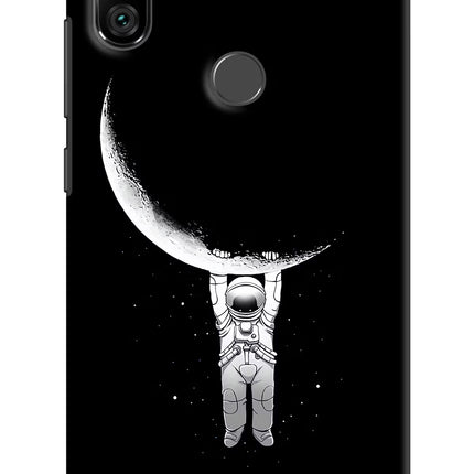 Moon Space Redmi Note 6 Pro Hard Case Back Cover by Casekaro