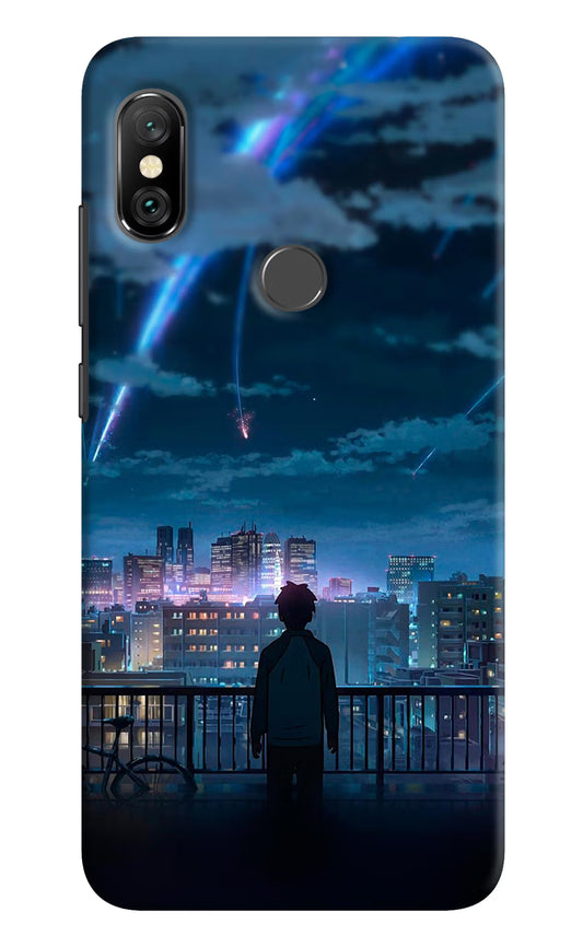 Anime Redmi Note 6 Pro Hard Case Back Cover by Casekaro