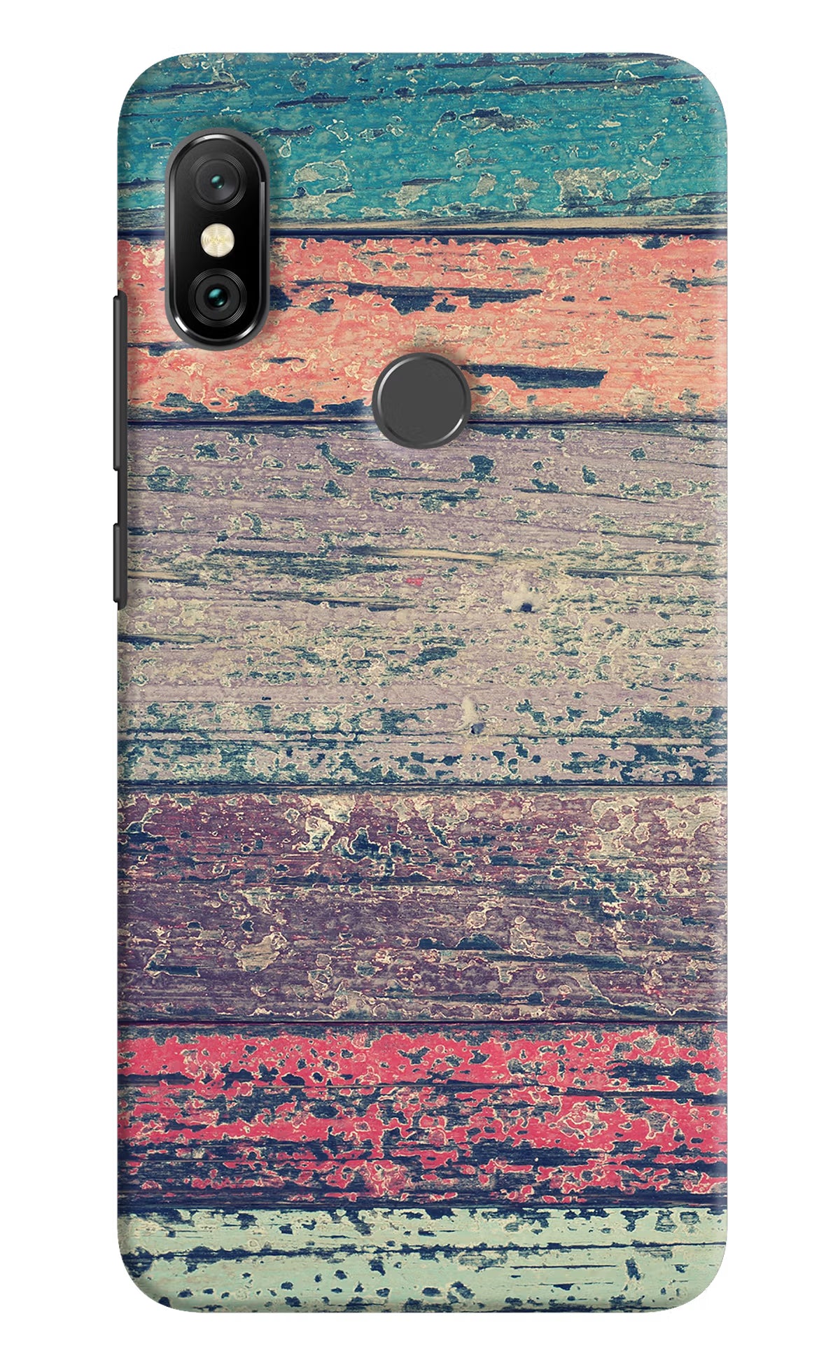 Colourful Wall Redmi Note 6 Pro Hard Case Back Cover by Casekaro