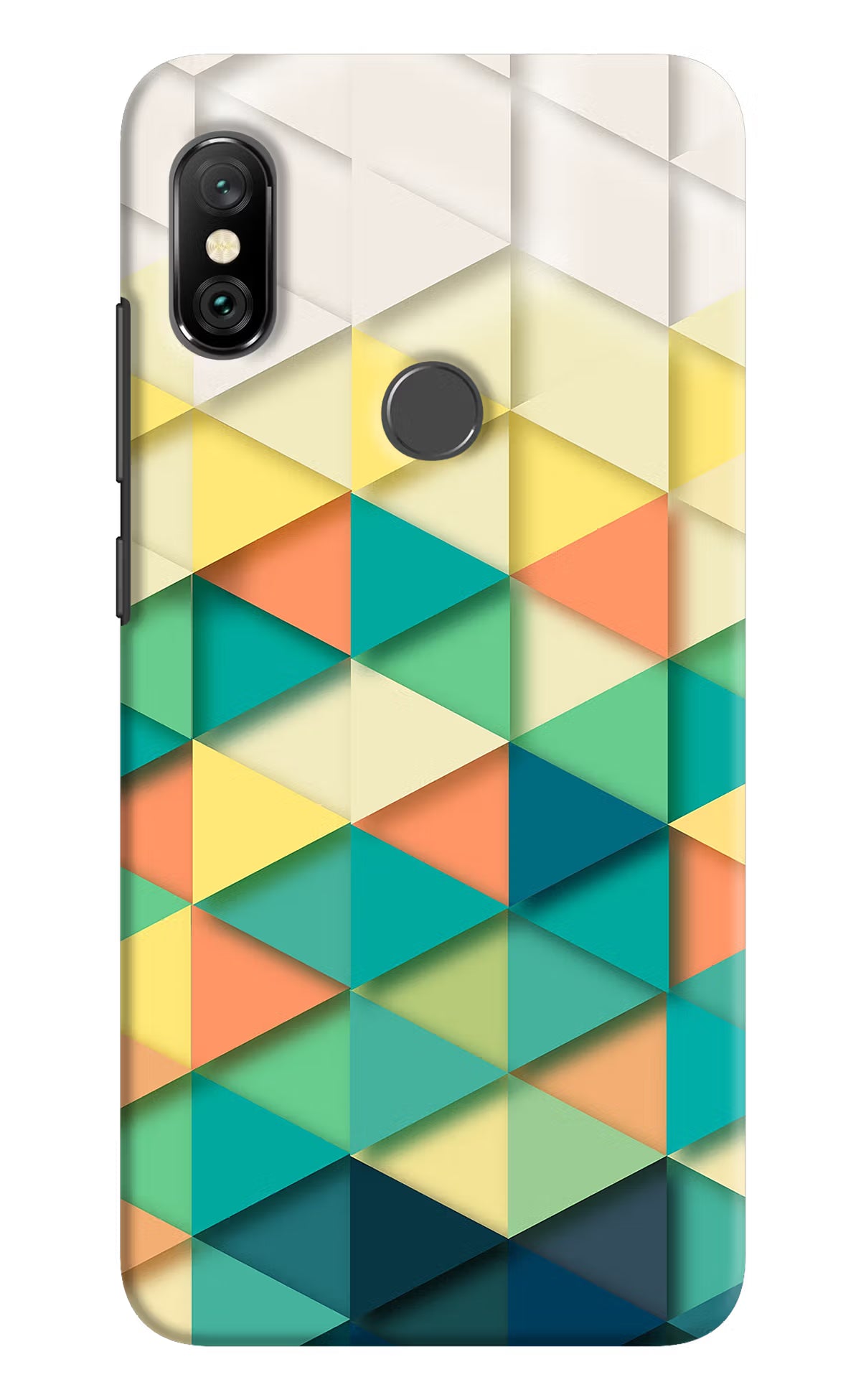 Abstract Redmi Note 6 Pro Hard Case Back Cover by Casekaro