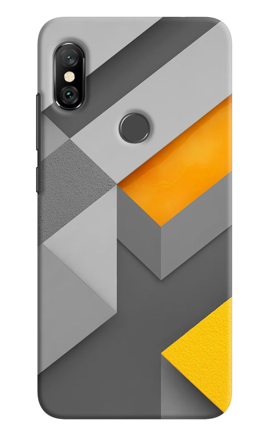 Abstract Redmi Note 6 Pro Back Cover, Hard case