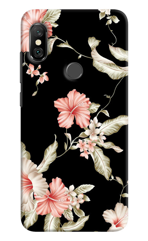 Flowers Redmi Note 6 Pro Back Cover
