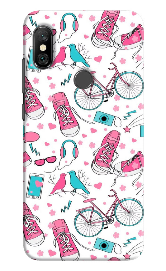 Artwork Redmi Note 6 Pro Hard Case Back Cover by Casekaro