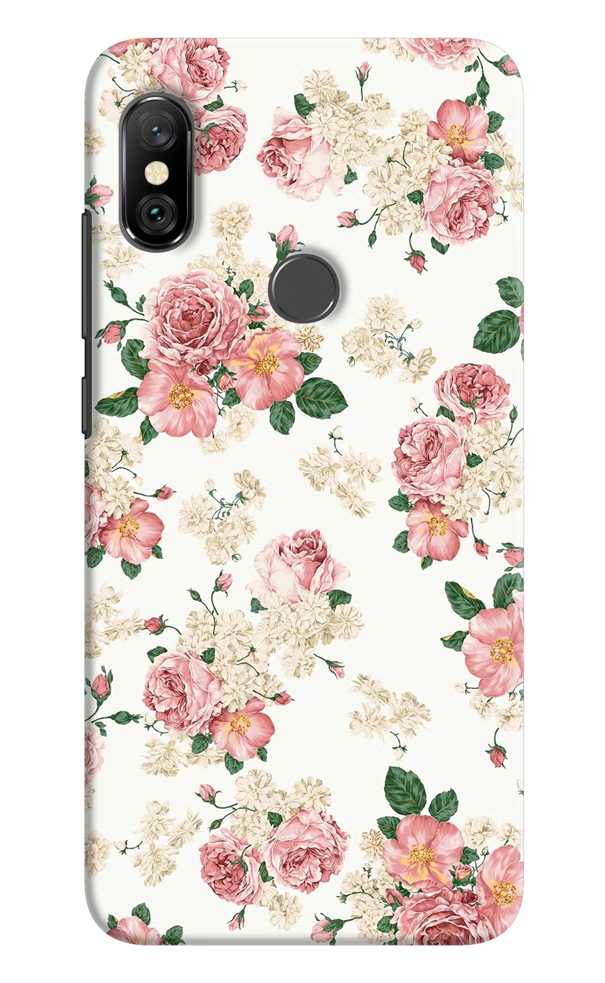 Flowers Redmi Note 6 Pro Hard Case Back Cover by Casekaro