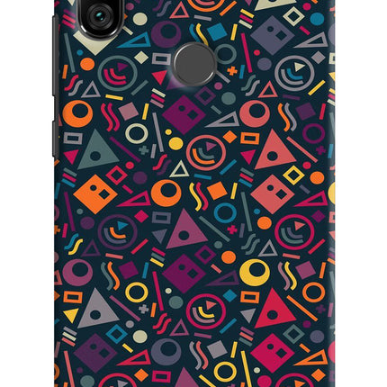 Geometric Abstract Redmi Note 6 Pro Hard Case Back Cover by Casekaro