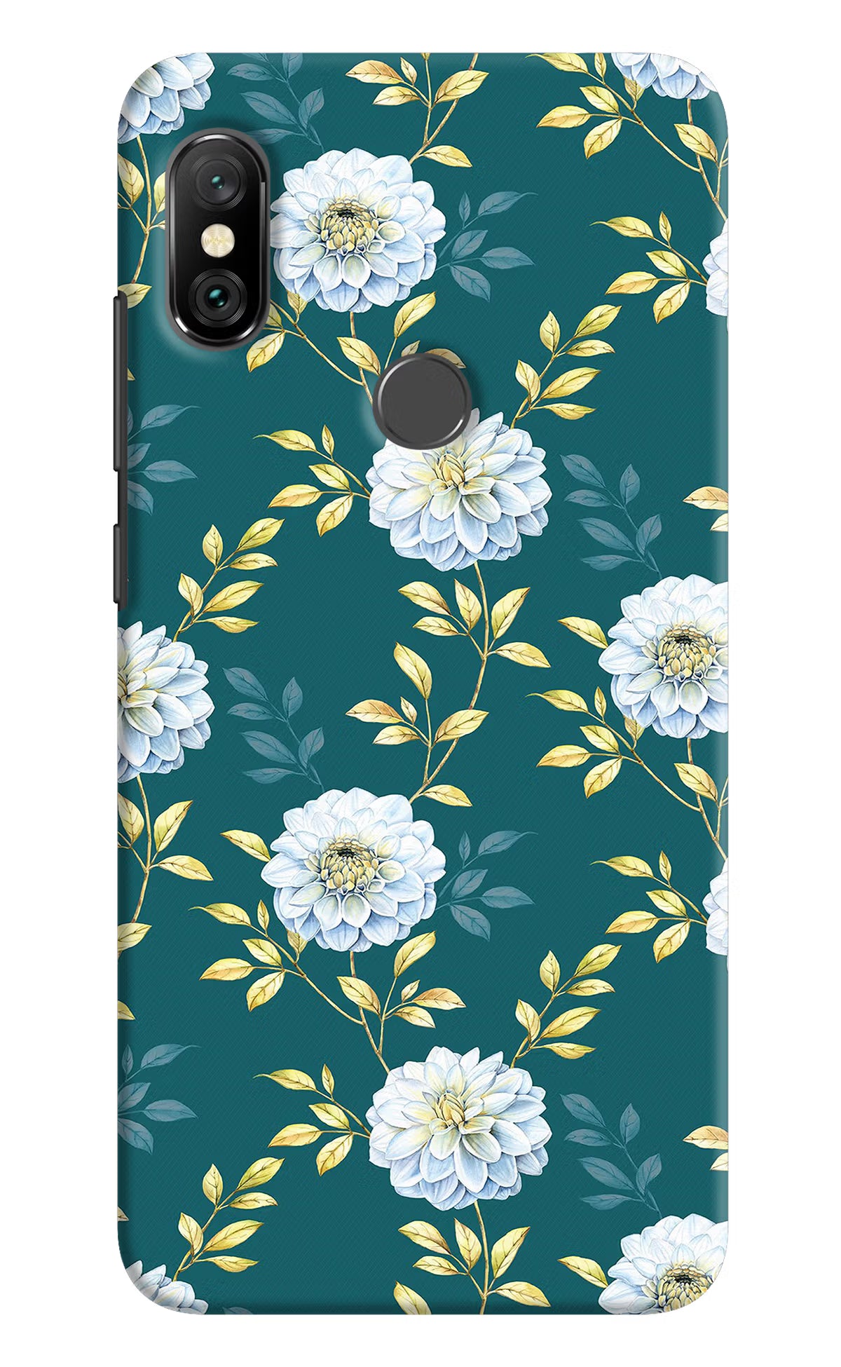 Flowers Redmi Note 6 Pro Hard Case Back Cover by Casekaro