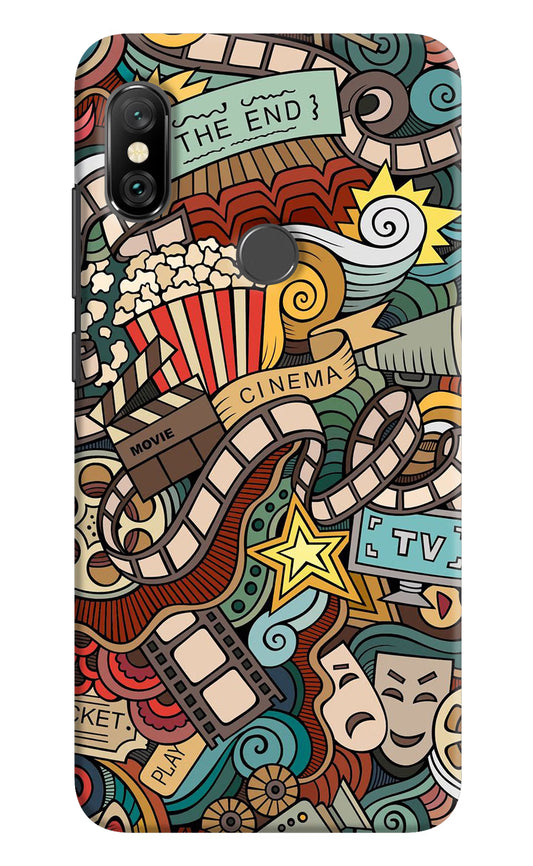 Cinema Abstract Redmi Note 6 Pro Hard Case Back Cover by Casekaro
