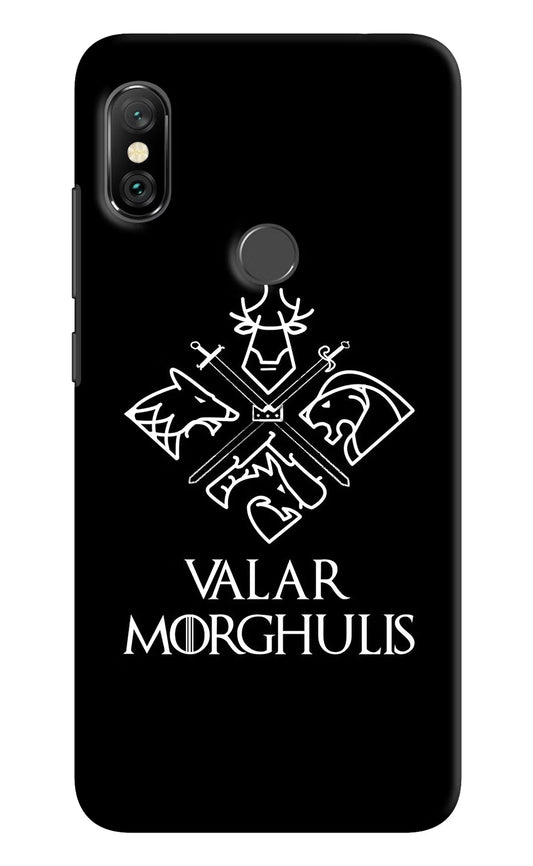 Valar Morghulis | Game Of Thrones Redmi Note 6 Pro Hard Case Back Cover by Casekaro