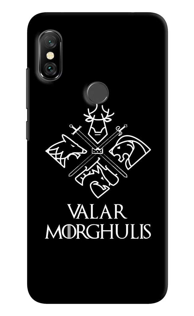 Valar Morghulis | Game Of Thrones Redmi Note 6 Pro Hard Case Back Cover by Casekaro