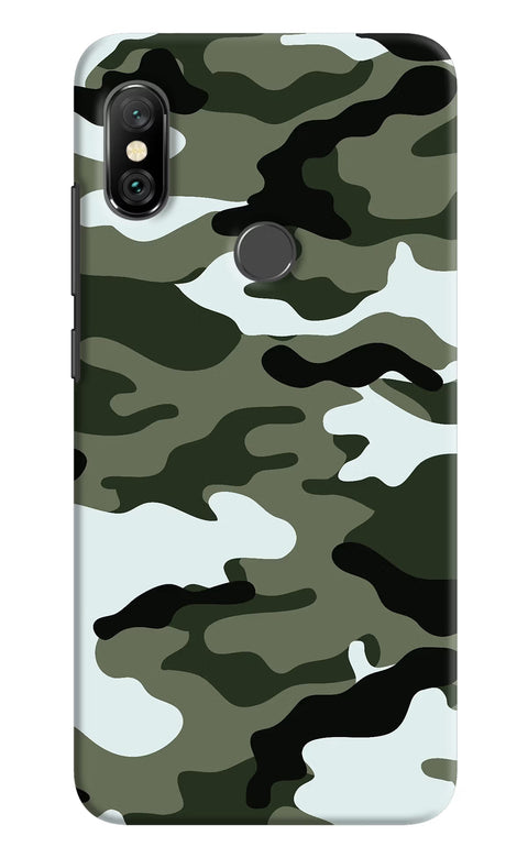 Camouflage Redmi Note 6 Pro Back Cover