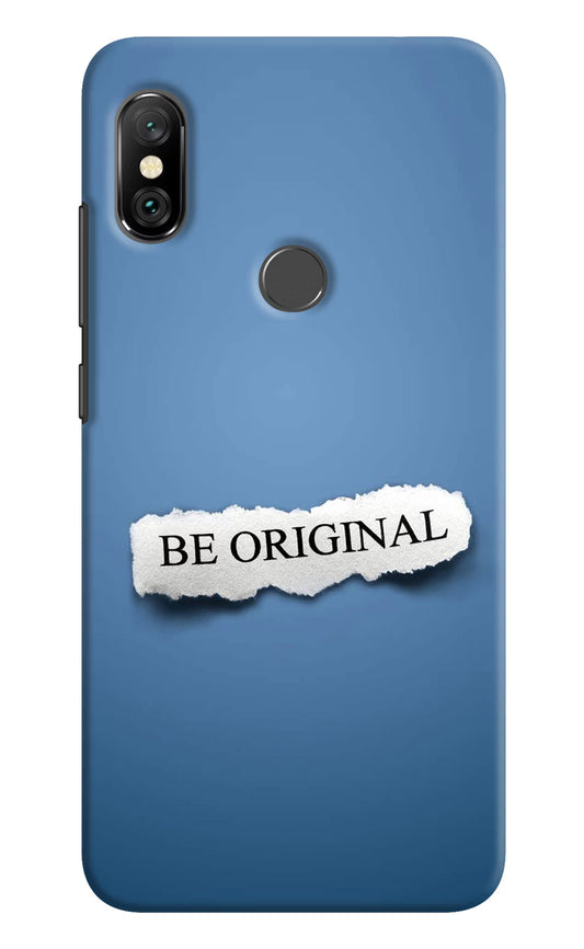 Be Original Redmi Note 6 Pro Hard Case Back Cover by Casekaro