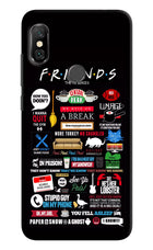 FRIENDS Redmi Note 6 Pro Hard Case Back Cover by Casekaro