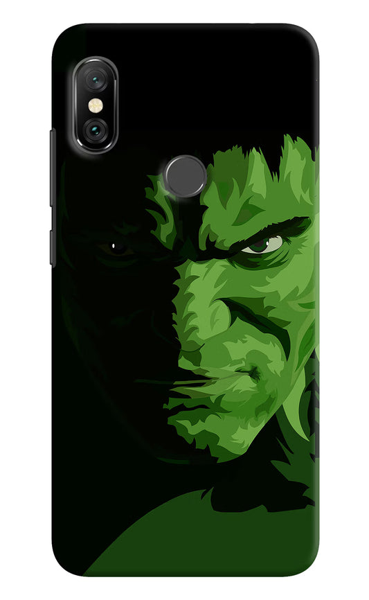 HULK Redmi Note 6 Pro Hard Case Back Cover by Casekaro