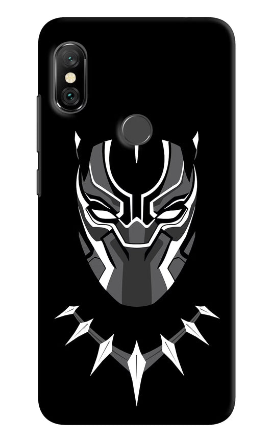 Black Panther Redmi Note 6 Pro Hard Case Back Cover by Casekaro
