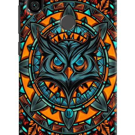 Angry Owl Art Redmi Note 6 Pro Hard Case Back Cover by Casekaro