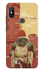 Adventurous Redmi Note 6 Pro Hard Case Back Cover by Casekaro