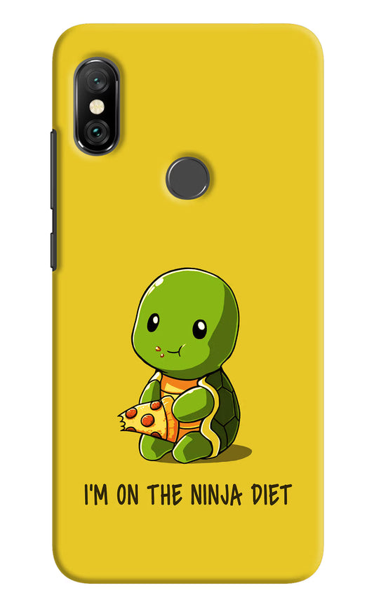 I'm on Ninja Diet Redmi Note 6 Pro Hard Case Back Cover by Casekaro