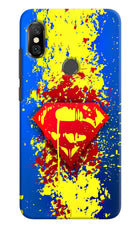 Superman logo Redmi Note 6 Pro Hard Case Back Cover by Casekaro