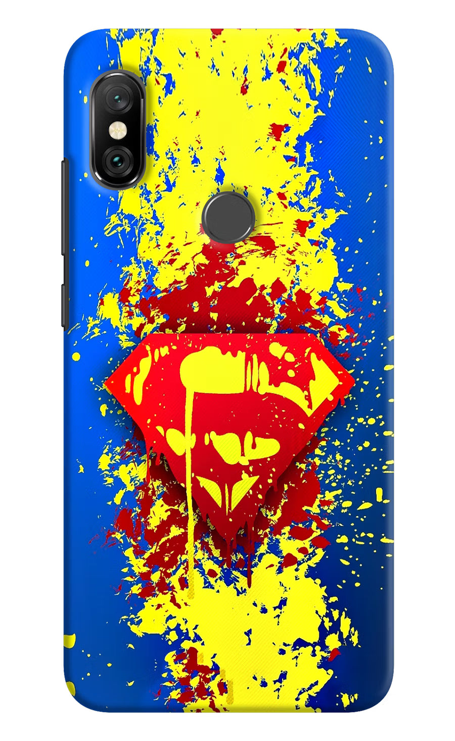 Superman logo Redmi Note 6 Pro Back Cover, Hard case