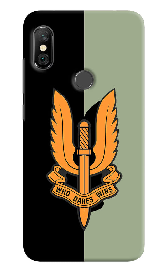 Balidan Logo Redmi Note 6 Pro Hard Case Back Cover by Casekaro