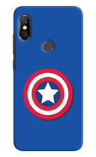 Shield Redmi Note 6 Pro Hard Case Back Cover by Casekaro