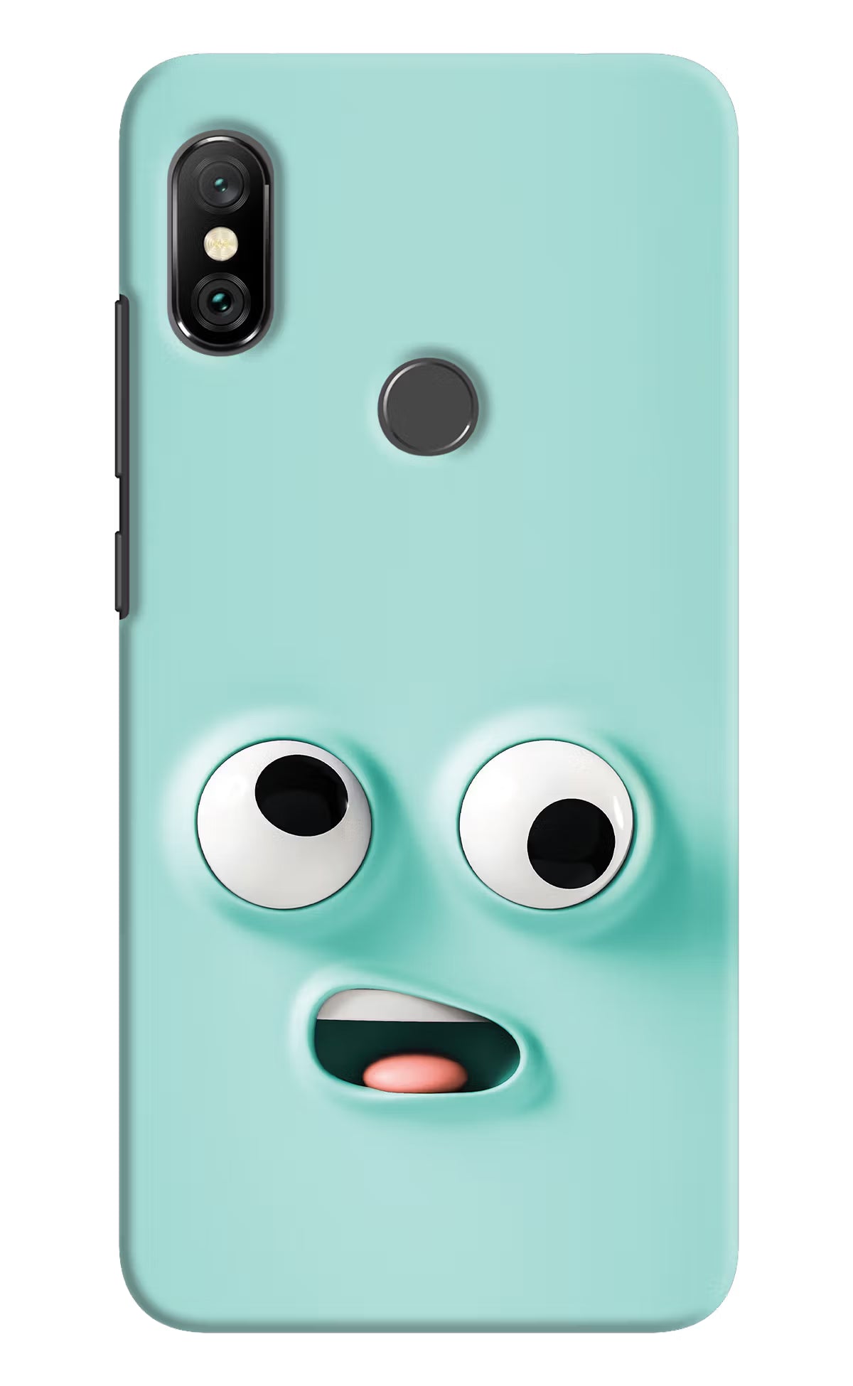 Funny Cartoon Redmi Note 6 Pro Hard Case Back Cover by Casekaro
